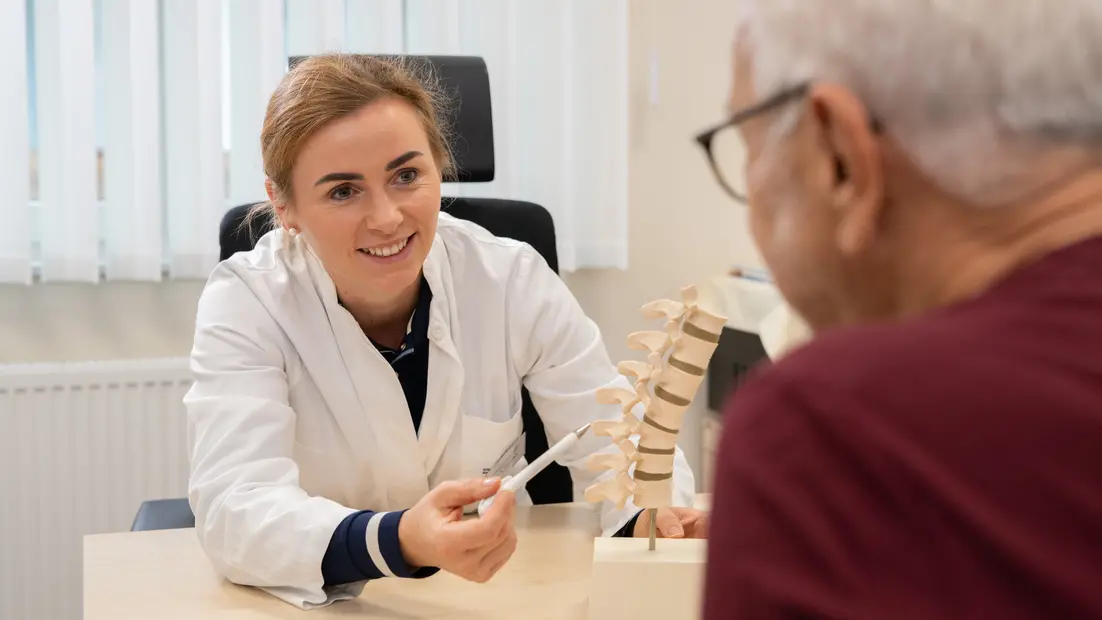 Medical Park Patient bei einer Sprechstunde